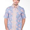 Short sleeves shirt Didesain trendy Dengan button opening, pointed collar, dan batik print Ideal digunakan untuk tampil fashionable Material : Katun prima